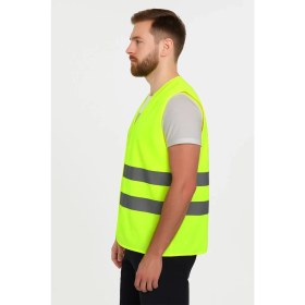 Resim Galanthus Hı-Vıs Yelek Fosforlu Reflektörlü Güvenlik Yeleği Iş Güvenliği 