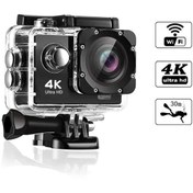 Resim TECHNOMEN 4k Ultra Hd 170 Derece Wifi Aksiyon Kamera 18 Aparatlı 4k 30 Fps 16 Mp. 