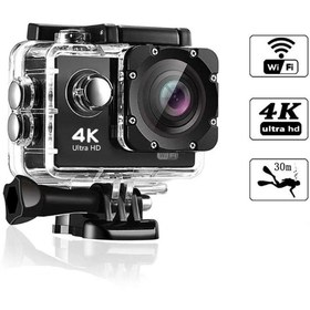 Resim TECHNOMEN 4k Ultra Hd 170 Derece Wifi Aksiyon Kamera 18 Aparatlı 4k 30 Fps 16 Mp. 