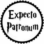 Resim Genel Markalar Expecto Patronum Tasarım Sticker 10 x 10 cm 