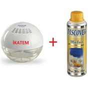 Resim Discover Ikatem Sihirli Küre Hava Temizleme Makinesi Işıksız + 1 Adet Melon Solüsyonu 