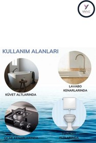 Resim Yayke Su Sızdırmaz Geçirmez Bant Lavabo Küvet Kenar Bandı Küvet Duş 3,2 M X 3 