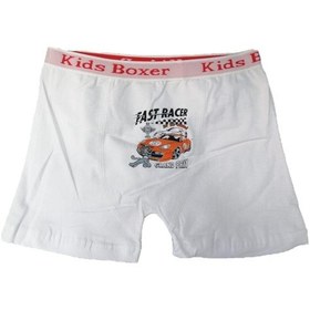 Resim Sedef Yıldızı Sedef Yıldız Erkek Çocuk Likralı Boxer 