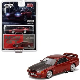 Resim Mijo Mini Gt Nissan Skyline Gt-r r32 Red Pearl W/ Bbs Lm Wheel 