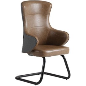 Resim Koltukstilim Büronzi Camifo Bekleme Koltuğu Kahverengi 