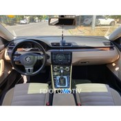 Resim Genel Markalar Volkswagen Passat Cc Konsol Siyah , Trimler Koyu Meşe Renk Torpido Konsol Maun Kaplama 