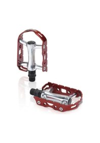 Resim Xlc PD-M15 Bilyalı Alüminyum Mtb Bisiklet Pedalı Kırmızı 