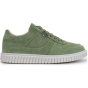 Resim Tamer Tanca Erkek Hakiki Deri Yeşil Sneakers & Spor Ayakkabı 352 22234 Erk Ayk Y25 Yesıl Suet Yeşil 