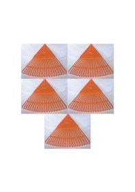 Resim Plastik Turuncu Bahçe Tırmığı 5'li Set 