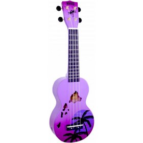 Resim Mahalo Soprano Ukulele (Hawaii Purple Burst) 