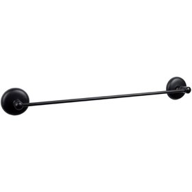 Resim Evistro Banyo Tuvalet Havlu Askısı Duvara Monte Siyah 