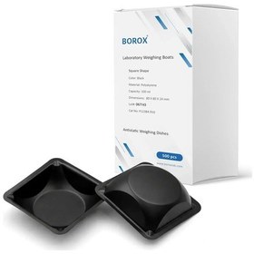 Resim Borox Ps Tartım Kabı Plastik Kare Form 500 x 100 ML 