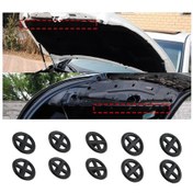 Resim Lasonstiges 10 Adet Araba Kaput Yalıtım Tutucu Plastik Klip Perçin Nissan Qashqai J10 Devriye Micra K12 Rogue T32 65832-f5000 65832f5000 