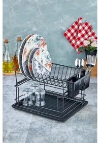 Resim Cooker Ckr2925 2 Katlı Metal Siyah Tabaklık Siyah 