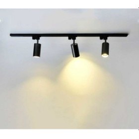 Resim Mylights Siyah Üçlü 1 Mt Ray Spot Gün Işiği Ampullü Hareketli 