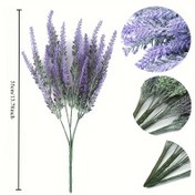 Resim Modern Lavanta Plastik Çiçek, Simüle Bouquet, Simüle Bitki Saksı Çiçeği, Simüle Menekşe Yapay Bitki Kabarcık Bouquet, Mutfak Masası Dekorasyon Çiçeği 