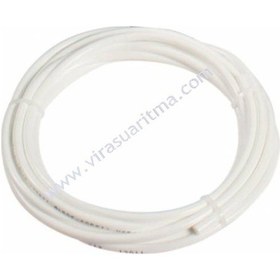 Resim Su Arıtma Hortumu - 6 Lık Hortum - 6 Mm Beyaz Arıtma Hortumu 