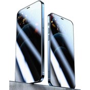 Resim İphone Uyumlu 16 Pro Rika Premium Hayalet Privacy Temperli Cam Ekran Koruyucu 