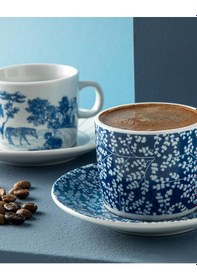 Resim English Home English Home Zebra Porselen 2'li Kahve Fincan Takımı 80 Ml Lacive 