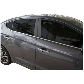 Resim Cam Çıtaları Krom Üst Kalite 6 Parça Elantra-5 Sd 2015 Ve Sonrası Modeller İçin 