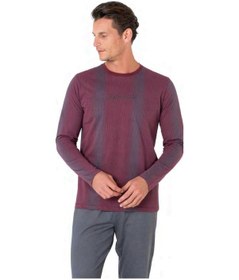Resim Pierre Cardin Pijama Takım M6105-bordo-xl Çok Renkli 