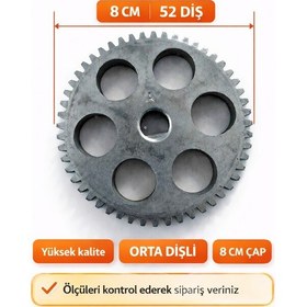 Resim Kıyma Makinesi Büyük Dişli 8 Cm Çap 52 Diş 