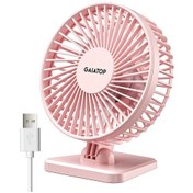 Resim Goldenqian Gaıatop Mini Usb Masaüstü Vantilatör Taşınabilir Fan Masaüstü Ofis Usb Sessiz Soğutma Fanları Üç Hız Ayarı Ev Ofis Için Uygun Pink 