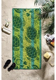 Resim Özdilek Swimming Turtle Plaj Havlusu 