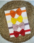 Resim Kız Çocuk/bebek 4lü Fiyonk Bandana Seti 