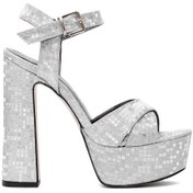 Resim Elit Pm08 K2055 Kadın Platform Ayakkabı Gümüş Gümüş 