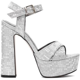 Resim Elit Pm08 K2055 Kadın Platform Ayakkabı Gümüş Gümüş 