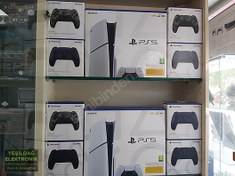 Resim Çİft kollu sıfır playstation 5 slim cd'li model 