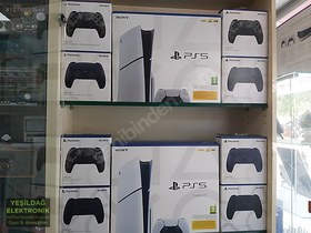 Resim Çİft kollu sıfır playstation 5 slim cd'li model 