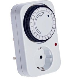 Resim Oag Ts-md1 Priz Tipi Analog Zaman Saati 