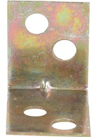 Resim Metal Raf Desteği 90 Derece Sağ Köşeli Braket 12 Adet Pirinç Ton 