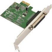 Resim aogo PCIE Paralel Kart 1 Port DB25 Parallel PCIe x1 IEEE1284 Paralel PCI Express Kartı 