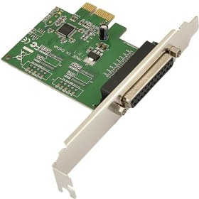 Resim aogo PCIE Paralel Kart 1 Port DB25 Parallel PCIe x1 IEEE1284 Paralel PCI Express Kartı 