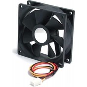 Resim MOLIX 9cm Kasa Fanı 9cm 12 Volt 3 Pinli Fan 9 Cm Fan 90x90x25mm 