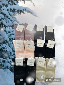 Resim 12'li Kadın Bambu Yün Fitilli Kışlık Çorap Dev Kampanya 001 