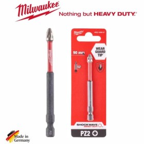 Resim Milwaukee Bits Uç Pz2 90mm. 1li Pkt Shockwave T4932430867 