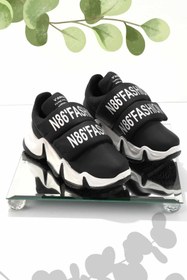 Resim Bambi Siyah Paraşüt Kadın Sneaker K01969235167 