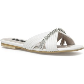 Resim Nine West TANVO 2FX Beyaz Kadın Terlik Beyaz 