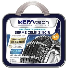 Resim Kar Zinciri 165/65/r15 Merdiven Tipi Mahmuzlu Serme Suv Minibüs 10 CM 
