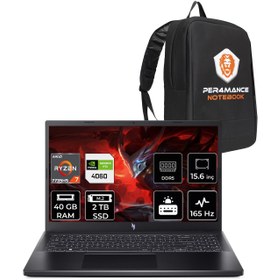 Resim ACER Nitro V15 R7-7735HS 40GB 2TB SSD RTX4060\u002F8GB 15.6'' 165Hz FHD FDOS & PER4 ÇANTA 