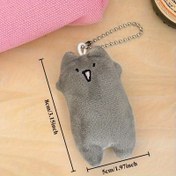 Resim Etkileşimli Karikatür Peluş Kedi Oyuncağı - Dayanıklı, Çiğneme Dirençli, Beyaz Kuyruk ve Kuyruk Tasarımı ile, Kediler, Köpekler ve Küçük Evcil Hayvanlar için Mükemmel, Pil Gerektirmez, Etkileşimli Oyun | Sevimli Evcil Hayvan Oyuncağı | Yumuşak 