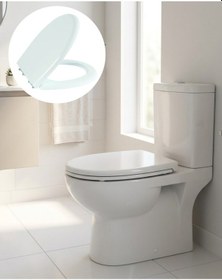 Resim Flzdgnkr Standart Klozet Kapağı Universal Uyumlu Kolay Temizlik Kaydırmaz Taban Tasarım Çok Renkli 