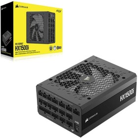 Resim Corsair HX1500i 1500W ATX 3.1&PCIe 5.1 80Plus Platinum Ultra-Low Noise Tam Modüler Güç Kaynağı-CP-90 