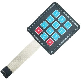 Resim Hobi Mekatronik 3x4 Membran Tuş Takımı Keypad(12 Buton) 