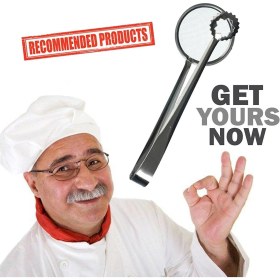 Resim Evim Tatlı Evim Süzgeçli Kızartma Maşası Frıto Paslanmaz Çelik 