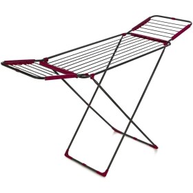 Resim Antrasit Mürdüm Kalın Telli Çamaşır Kurutma Askısı, Dayanıklı ve Şık Tasarım 